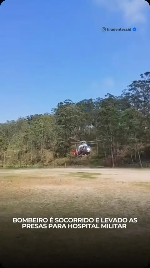 Bombeiro é transferido do Hospital Cidade Tiradentes para o Hospital da Polícia Militar