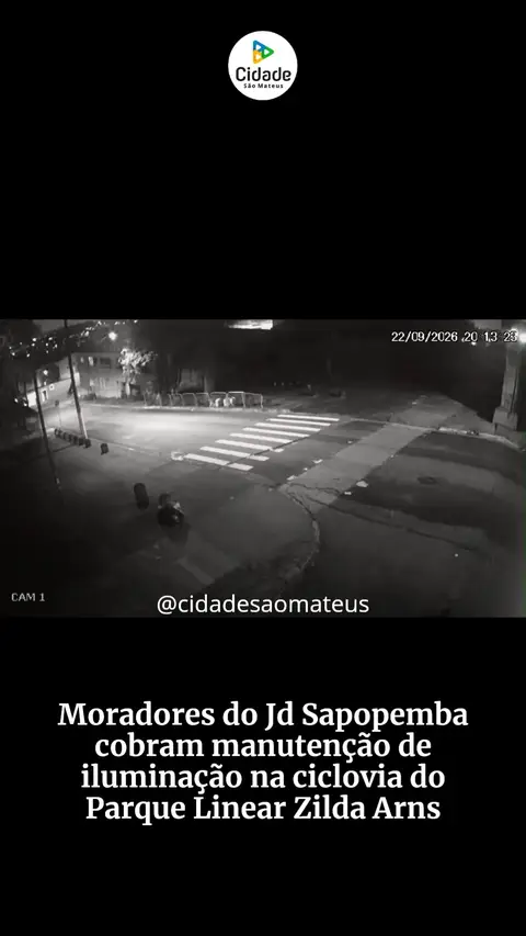 Moradores e ciclistas que frequentam a ciclovia localizada no Parque Linear Zilda Arns, nas proximidades da…