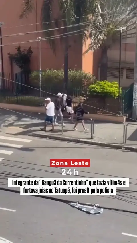 Um dos integrantes da chamada “Gangu3 da Correntinha”, grupo suspeito de cometer furtos de joias em diferentes…